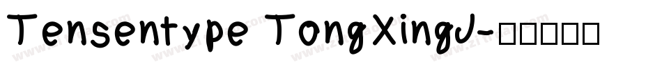 Tensentype TongXingJ字体转换